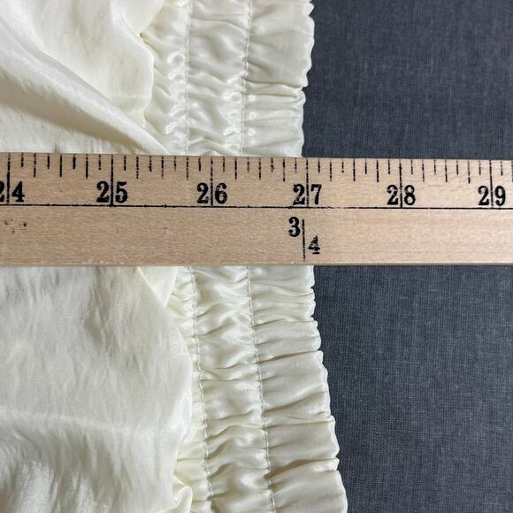 Vintage Current Seen Windbreaker Jacket Womens 3X White Floral Cottagecore - Picture 10 of 11